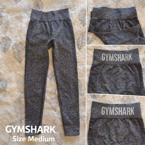 Gymshark Flex High Waisted Leggings - Plum Brown/White Marl